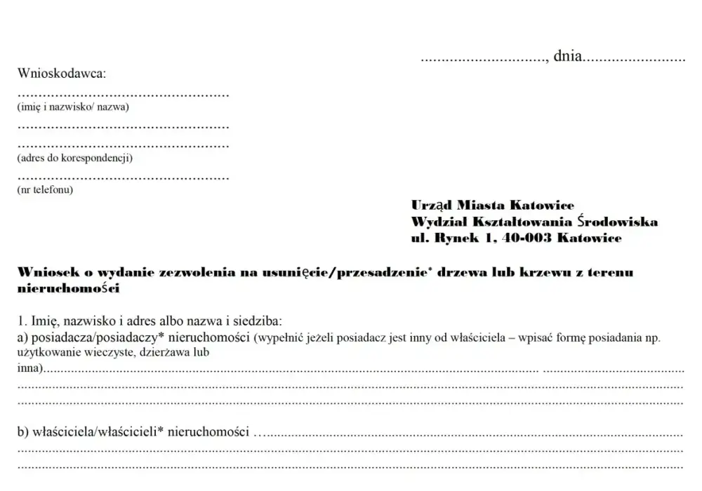 Wycinka drzew na działce - Zgłoszenie czy zezwolenie?