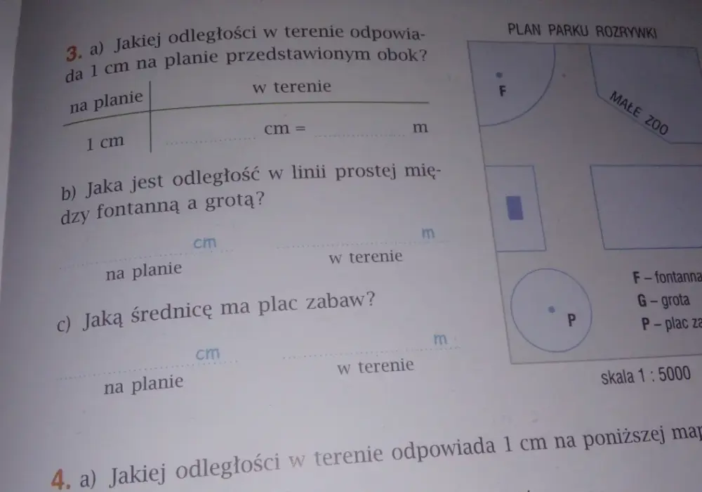Jakiej odległości w terenie odpowiada 1 cm na planie? Odkryj to!