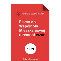 Jak napisać pismo do spółdzielni mieszkaniowej o remont bez błędów