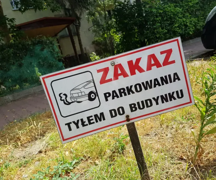 Czy można parkować tyłem do budynku? Sprawdź przepisy i kary
