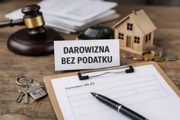 Darowizna pieniędzy w rodzinie - Umowa, podatki i SD-Z2